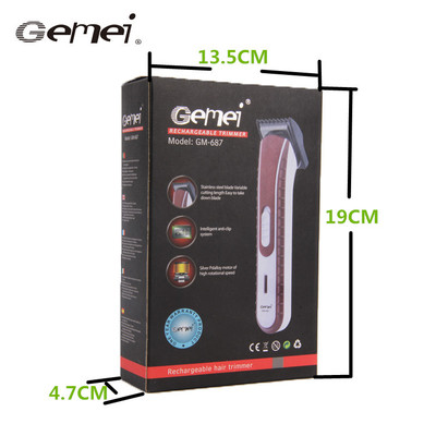 【格美687電動(dòng)理發(fā)器 外貿(mào)理發(fā)剪 干電雙用電推剪 理發(fā)電推子】?jī)r(jià)格,廠家,圖片,電動(dòng)理發(fā)剪/理發(fā)器,義烏市正大電器商行-